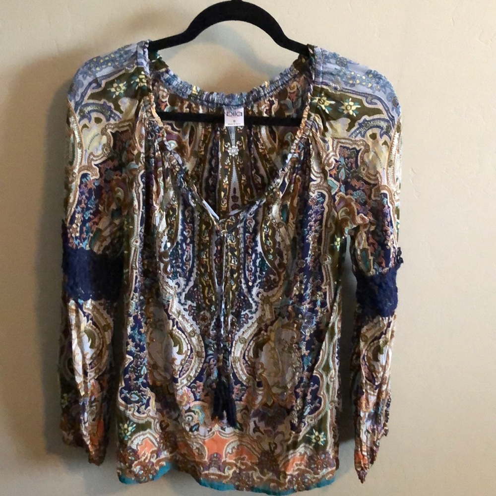 Boho chic peasant blouse